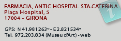 Farmàcia de l'antic Hospital de Santa Caterina, Girona